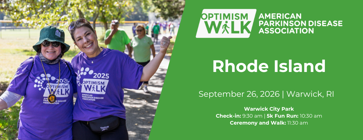 APDA 2026 Rhode Island Optimism Walk & 5k Fun Run for Parkinson's